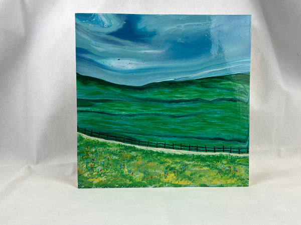 Country Roads 12”x12” Original Acrylic Painting